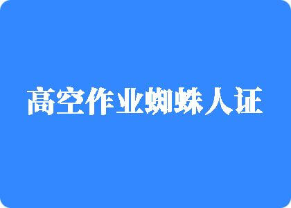 www、操屄高空作业蜘蛛人证